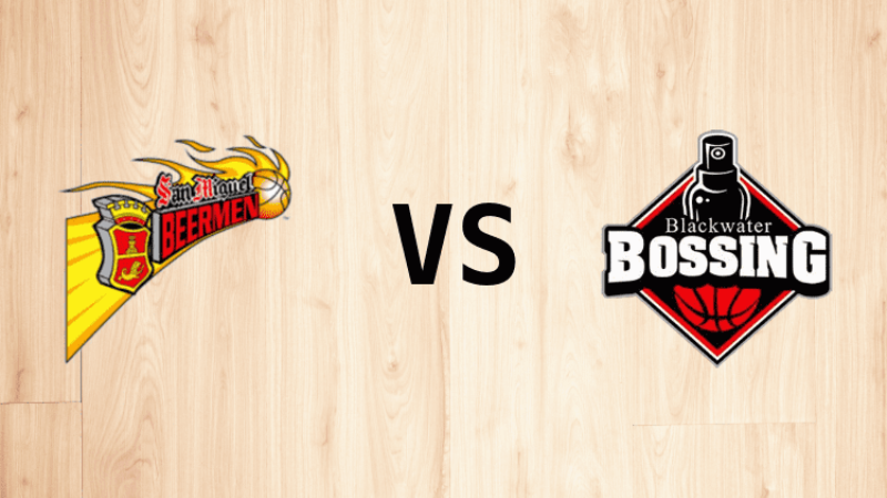 San Miguel Beats Blackwater, Bossing’s 10th Consecutive Loss