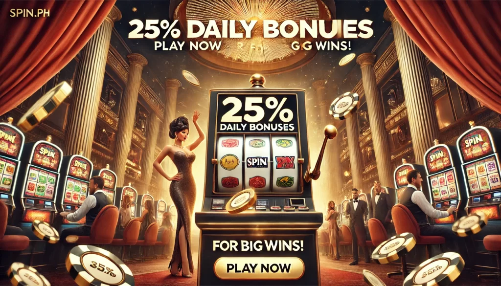 Spin.Ph Online Casino: How to Unlock 25% Bonuses