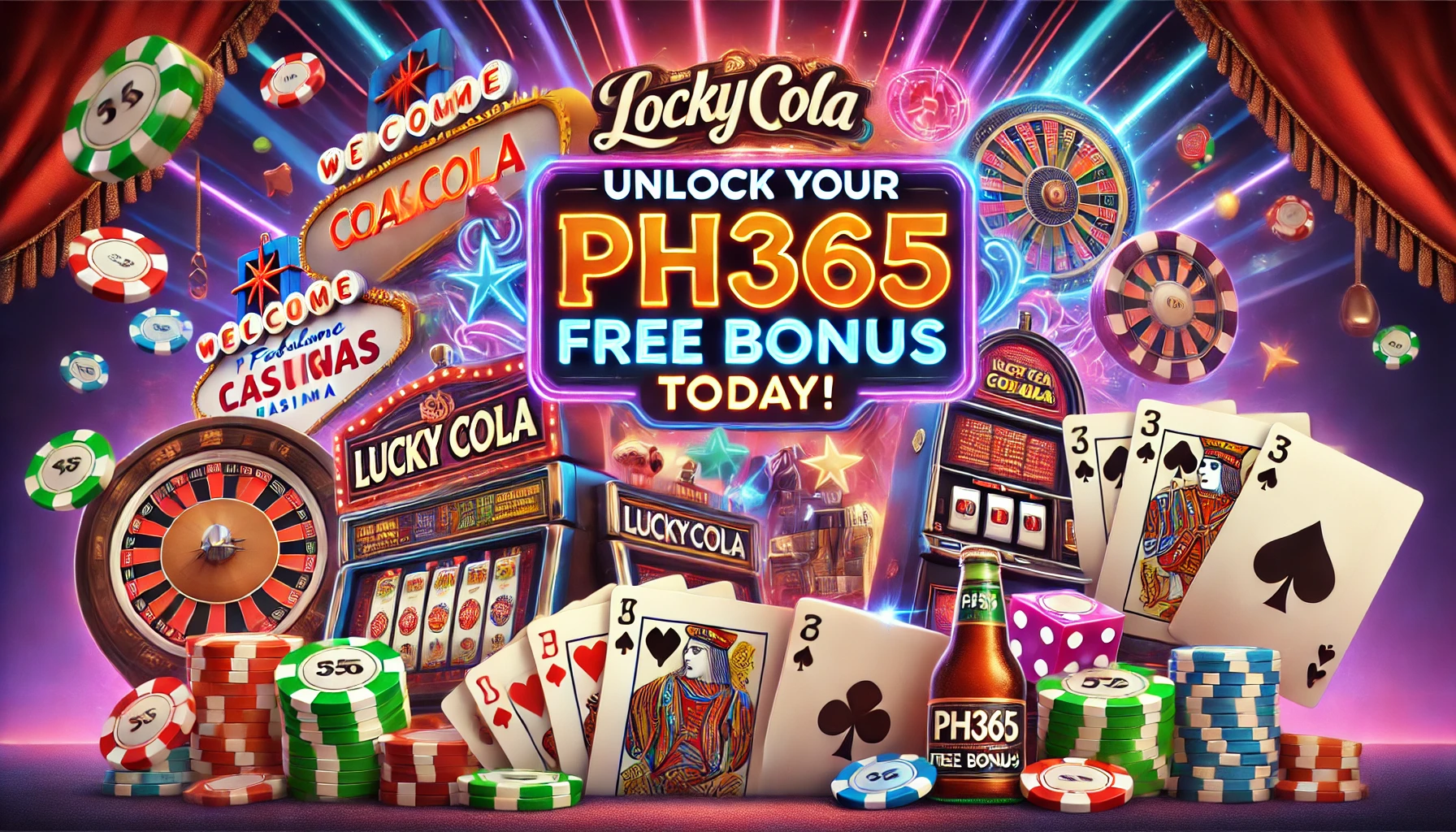 Unlock Your PH365 Free Bonus at Lucky Cola Casino Today!